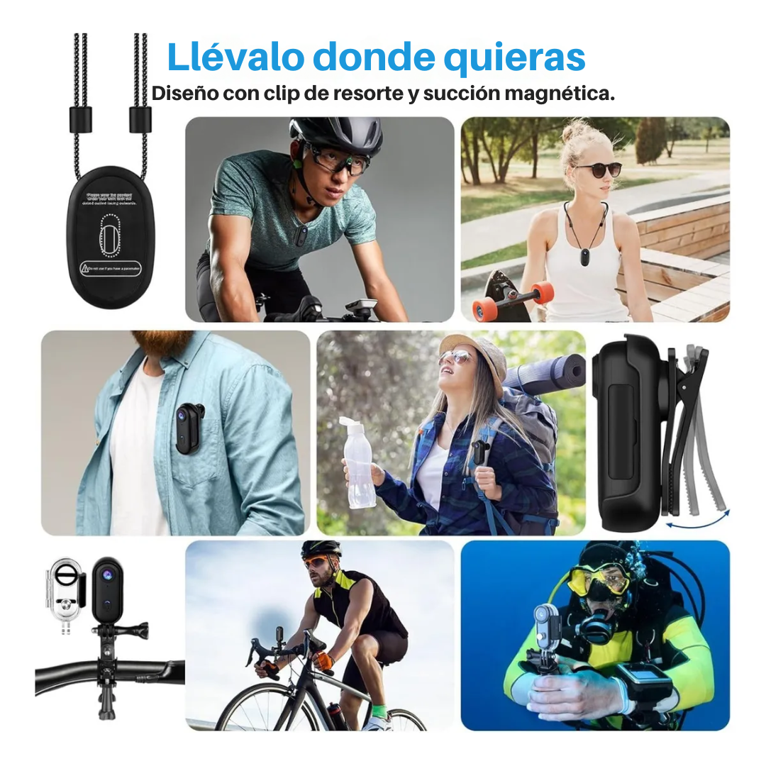 Cámara Pulgar 4K FHD